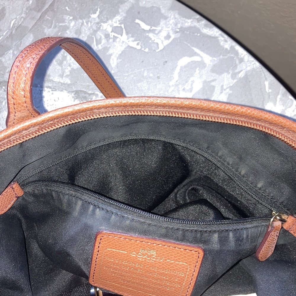 Coach Black and Brown mid-size purse - Picture 6 of 6